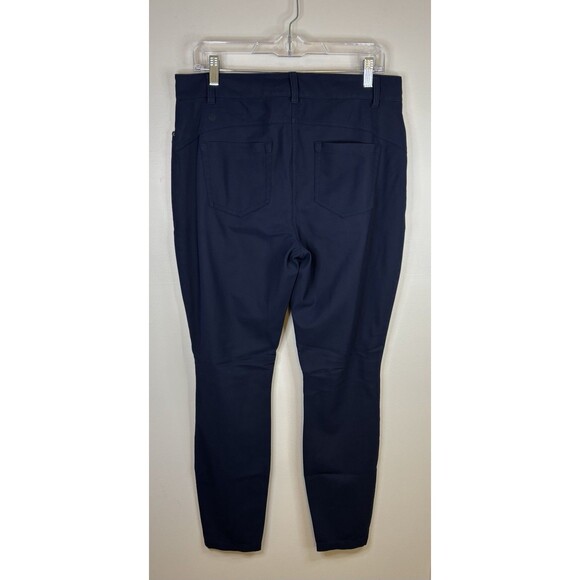 LULULEMON City Sleek 7/8 Slim-Fit 5 Pocket Pant Women 33 High Rise Navy Commute - Picture 3 of 13